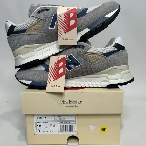 New Balance Shoes 998 MiUSA “Grey Day” 2023 - Picture 3 of 5